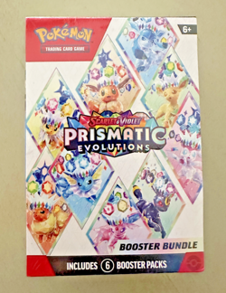 Pokemon Scarlet & Violet Prismatic Evolutions Booster Bundle (6 Packs) - Image 1