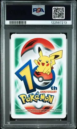 PSA 10 POKEMON PLAYING CARD TYRANITAR GREEN QUEEN SPADES 10TH ANNIVERSARY 329 - Image 2