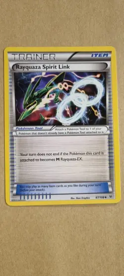 Rayquaza Spirit Link - Pokemon TCG - MP - Uncommon - Roaring Skies 87/108 - Image 1