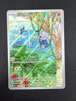 Meditite - 153/142 - Illustration Rare Stellar Crown - Pokemon (NM) - Image 1