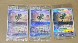 x3 SEALED Pokemon Teal Mask Ogerpon Black Star SVP 123 Promo Twilight Masquerade - Image 1