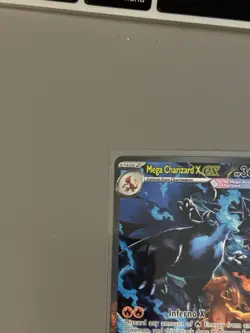 2025 Pokemon TCG PFL En Phantasmal Flames SIR #125 Mega Charizard X ex NM - Image 3