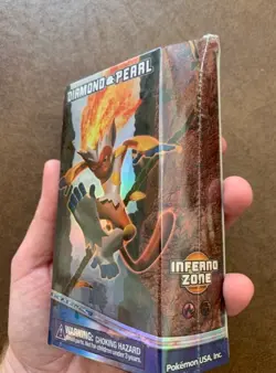 Pokemon Diamond and Pearl Inferno Zone Theme Deck, Factory Sealed, (Minor Stain) - Image 5