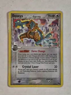 Pokemon Deoxys Holofoil Delta Species 2/17 Pop Series 4 Moderately Played - Image 1