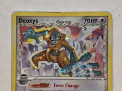 Pokemon Deoxys Holofoil Delta Species 2/17 Pop Series 4 Moderately Played - Image 3