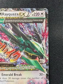 ❤‍🔥 Pokemon M Rayquaza EX Ultra Rare HOLO 76/108 2015 Celebrations LP - NM ✨ - Image 4