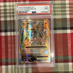 Pokemon TCG XY Evolutions 2016 Charizard EX #101/108 FA/M PSA 9 MINT - Image 1
