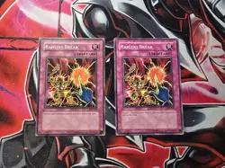 2X Yugioh! Raigeki Break PGD-096 - SYE-050 Unlimited Edition - LP - Image 1