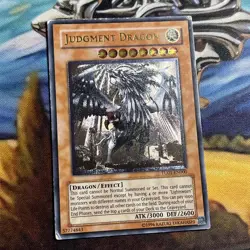 Judgment Dragon TU01-EN000 Ultimate Rare Euro Print MP YuGiOh - Edison YGO - Image 3