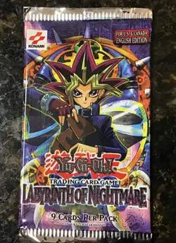 Yu-Gi-Oh! Labyrinth of Nightmare Sealed Booster Pack English Edition TCG - Image 1