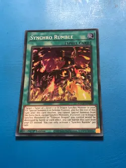 YUGIOH Super Rare Synchro Rumble AGOV-EN060 1st Edition - Image 1