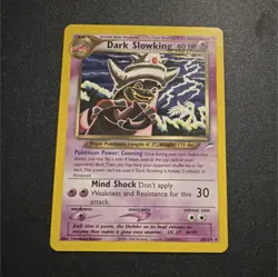 Pokemon Dark Slowking Rare 60 HP Neo Destiny 20/105 Regular Stage 1 Card 2000 - Image 1