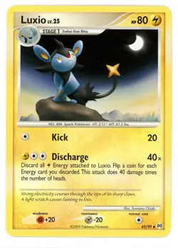 Luxio 43/99 Arceus Pokemon Card - Image 1