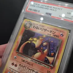 Pokemon Card - Dark Charizard Holo Rocket Japanese #6 1997 - PSA 9 - Image 4
