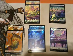 24 TMNT Full Art Lands 24 Foils 6 Surge Foils Pizza LandsMTG See Below For Specs - Image 2