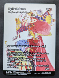 MTG Kefka Palazzo Final Fantasy Showcase Mythic Purphoros God of the Forge FCA - Image 1