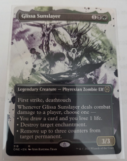 MTG, Glissa Sunslayer (Showcase)-Phyrexia: All Will Be One Regular NM - Image 1