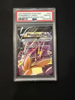 Pokemon Morpeko V-Union SWSH Promo SWSH287 Holo Promo PSA 10 English - Image 1