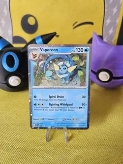Pokemon - Vaporeon Cosmos Holo - SVP168 - Black Star Promo Card - Image 1