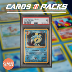 Carte Pokemon Leviator 6/102 HOLO Set de Base Edition 1 PSA 7 NM 🇫🇷🔥 - Image 1