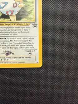 Togepi 30 LP Black Star Promo Non Holo 2000 WoTC Pokemon TCG - Image 5
