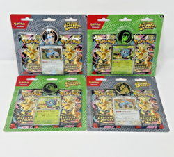 Pokemon Ascended Heroes 2 Pack Blister Larry’s Komala Erika’s Tangela LOT OF 4 - Image 1
