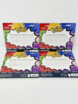 Pokemon Ascended Heroes 2 Pack Blister Larry’s Komala Erika’s Tangela LOT OF 4 - Image 2