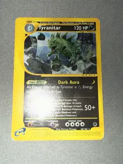 Pokemon Tyranitar 66/165 Rare Expedition Base Set Non-Holo - Image 3