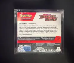 Pokemon Destined Rivals Booster Box Sealed with Acrylic Case - Image 2