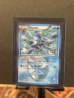 Glaceon 23/116 Black & White Plasma Freeze Pokemon Card Non Holo MP - Image 1