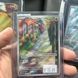 Sudowoodo 219/193 Pokemon TCG Sv02: Paldea Evolved Illustration Rare - Image 1