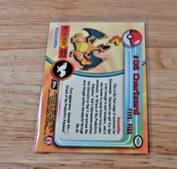 Pokemon Charizard #06 Non Holo Topps 1999 TV Animation Edition NM - Image 4