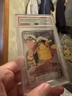 2025 Pokemon Captain Pikachu - Gem Pack Vol. 1 Holo #09 Chinese PSA 8 - Image 2