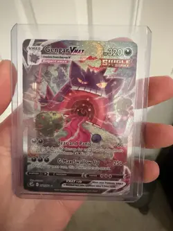 Pokemon Gengar VMAX 271/264 Alt Alternate Art Secret Rare Fusion Strike Damaged - Image 3