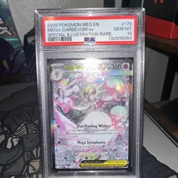 2025 POKEMON MEGA EVOLUTION 178 MEGA GARDEVOIR EX SPECIAL ILLUSTRATION PSA 10 - Image 1