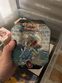 Pokemon TCG Hidden Fates Gyarados GX Tin New & Sealed - Image 1