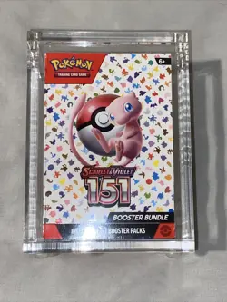Pokemon 151 Booster Bundle New / Factory Sealed With Acrylic Case - Image 1