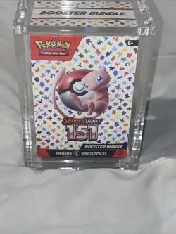 Pokemon 151 Booster Bundle New / Factory Sealed With Acrylic Case - Image 2