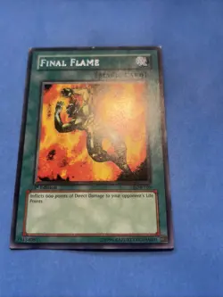 Yu-Gi-Oh! TCG— Final Flame LOB-100 Asian English - 1st Edition - MP - Image 1
