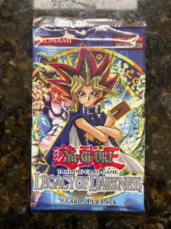 Yu-Gi-Oh! Legacy of Darkness Unlimited Booster Pack Sealed - Image 1