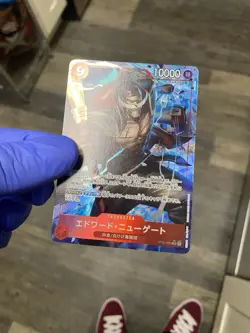 One Piece CCG Edward Newgate Op02-004 Alt Art - Image 2