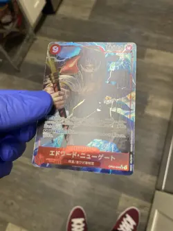 One Piece CCG Edward Newgate Op02-004 Alt Art - Image 3