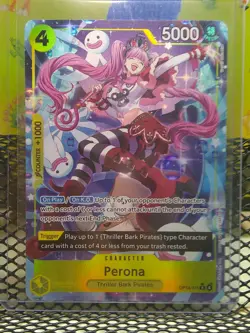 Perona OP14-111 One Piece The Azure Sea's Seven Alternate Art NM - Image 1