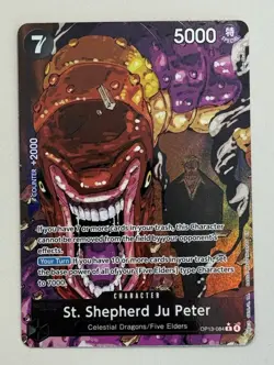 St. Shepherd JuPeter Alt Art OP13-084 Carrying On His Will One Piece TCG English - Image 1