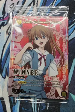 SEALED Asuka Langley WINNER Promo UEPR Union Arena 2026 Neon Genesis Evangelion - Image 1