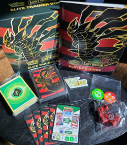 Pokemon TCG: Sword & Shield Lost Origin Elite Trainer Box Contents *NO PACKS* 820650850714 - Image 1