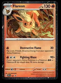 Flareon SVP 167 Promo Scarlet & Violet Pokemon NM - Image 1