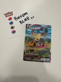 POKEMON LEAFEON VMAX (ALT ART) - 089/069 S6a: Eevee Heroes Set (Japanese) - Image 5
