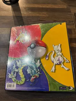 Pokemon TCG Ring Binder Vintage 1999 Official Wizards of the Coast Snorlax Seale - Image 3