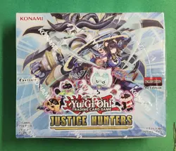 Yugioh Justice Hunters Booster Sealed with Free Shipping - Image 1